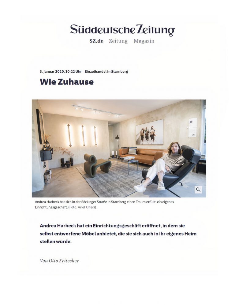 PEAM presse Süddeutsche Zeitung<br />
01 / 2020<br />